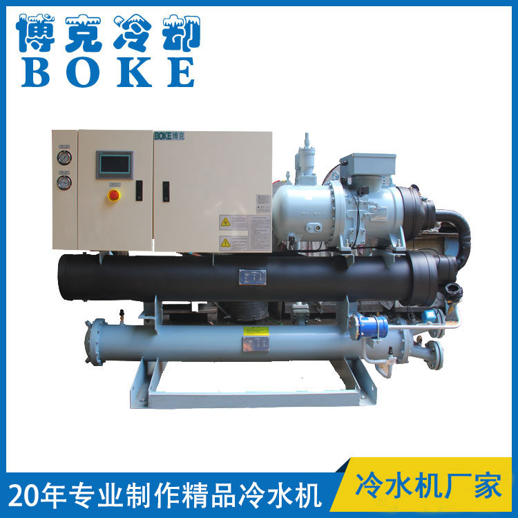 興安盟高頻淬火機(jī)淬火液冷卻用水冷螺桿式冷水機(jī)